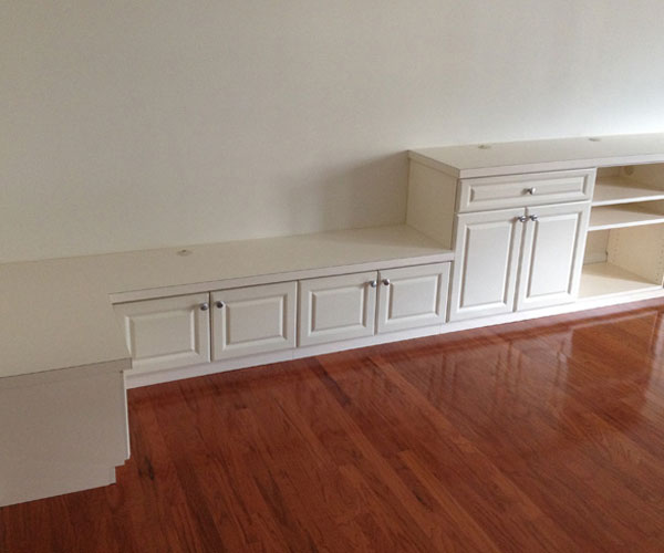 TV Counter and Sitting Bench